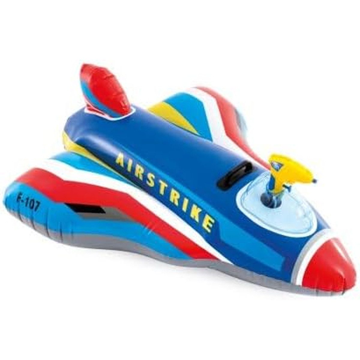 Intex Schwimmtier Ride-On Jet Fighter 117x104cm, mit integrierter Wasserspritzfunktion