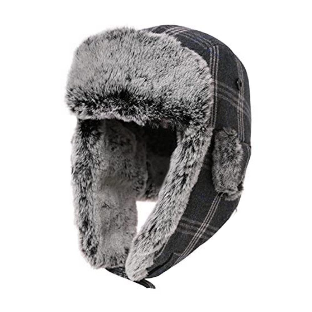 YI Fellimitatmützen Warme Fliegermütze Wintermütze mit Ohrenklappen weiche günstig online kaufen