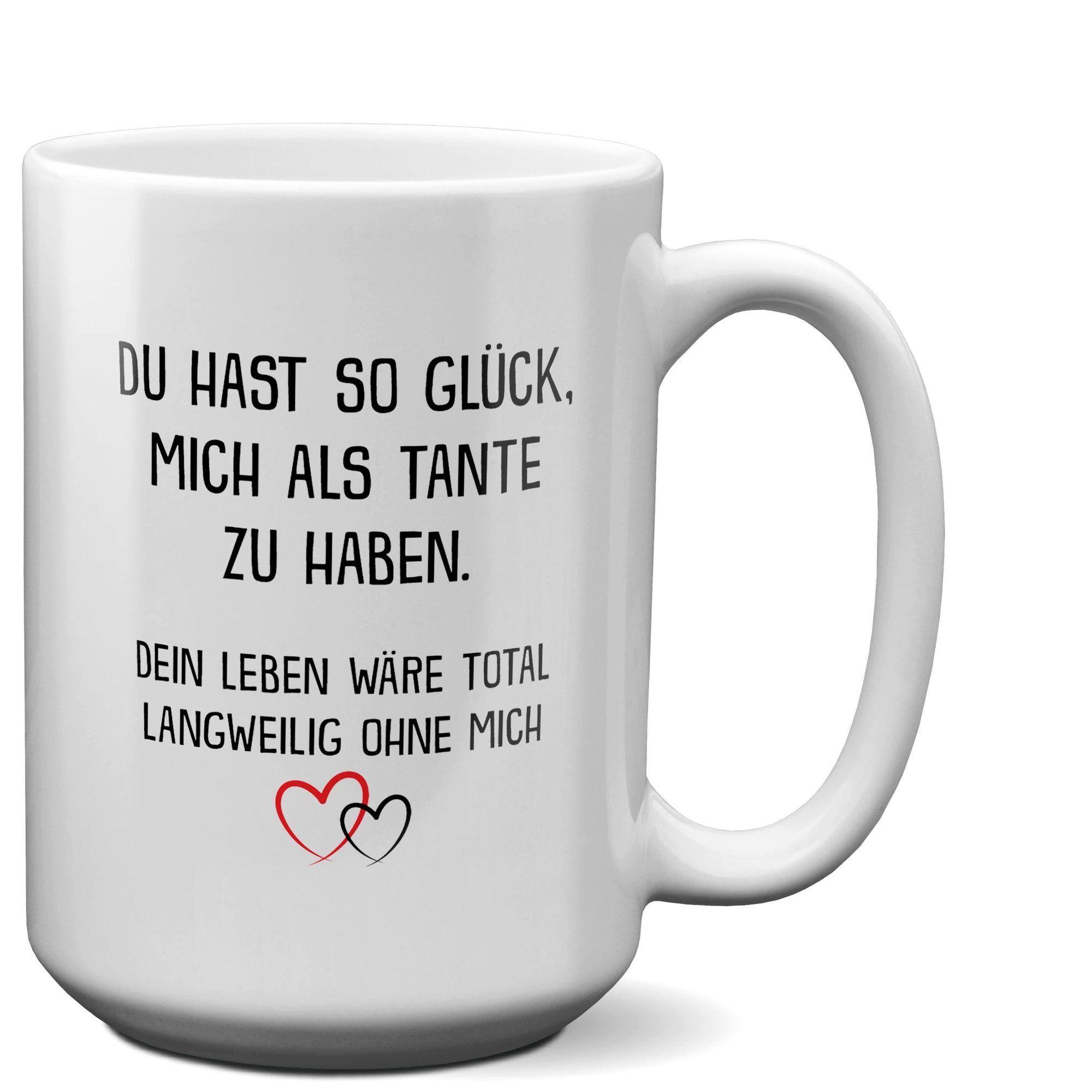 22Feels Tasse Nichte oder Neffe Geschenk v. Onkel Tante Geburtstag Weihnachten Tasse, Keramik, XL, Made In Germany, Spülmaschinenfest
