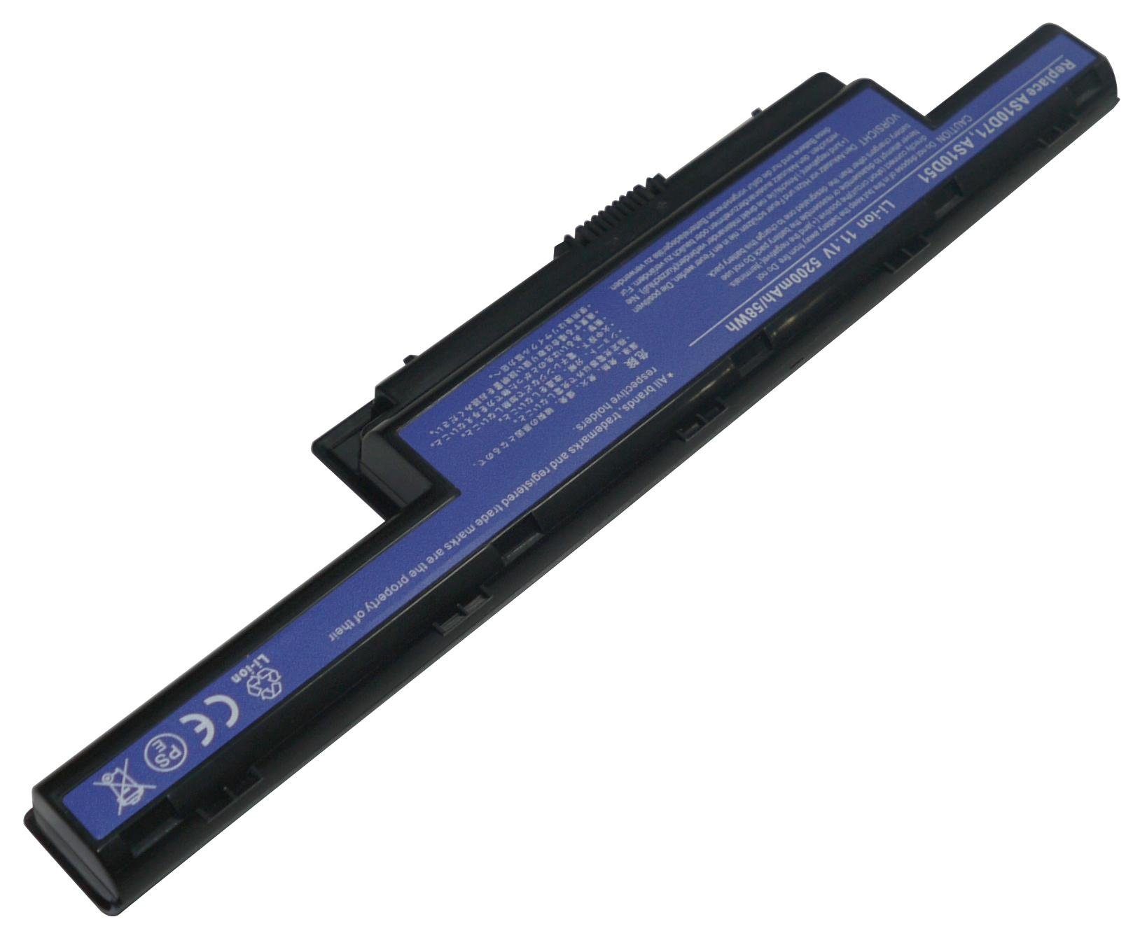 AS10D5E, AS10D81 3INR19/65-2, AK.006BT.075, Laptop-Akku ACER AS10D73, AS10D3E, 31CR19/652, für AS10D31, mAh NAC049.815 5200 AS10D, AS10D71, PowerSmart Ersatz AS10D7E, (11,1 AS10D75, AS10D51, 31CR19/65-2, V) Li-ion 31CR19/66-2, AS10D41, AS10D61, AK.006BT.080,