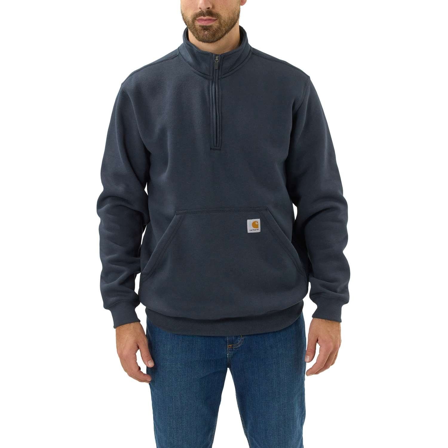 Troyer (1-tlg) Quarter-Zip Sweatshirt Carhartt new 105294 navy