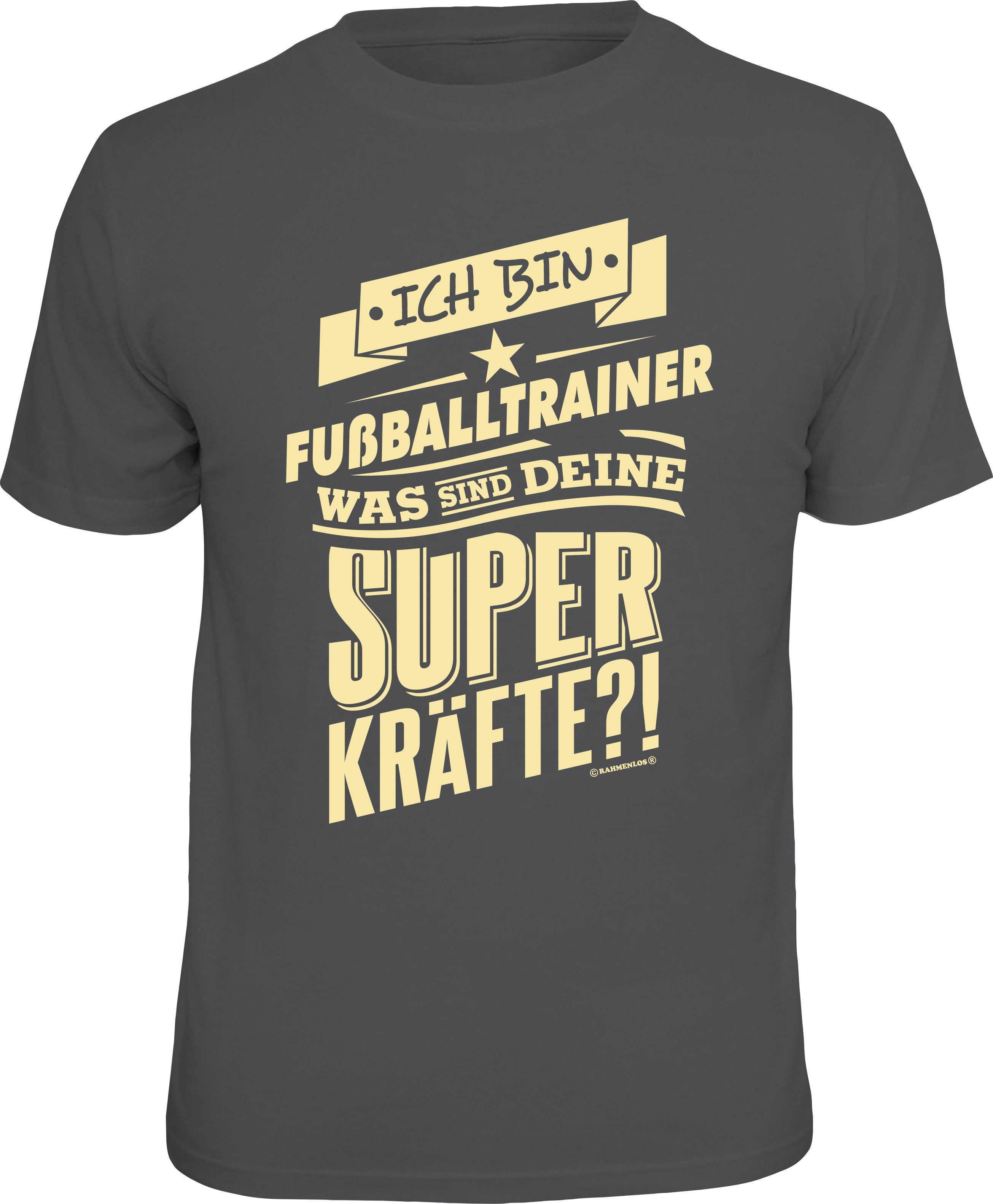 RAHMENLOS® T-Shirt für Fußballtrainer: was sind günstig online kaufen