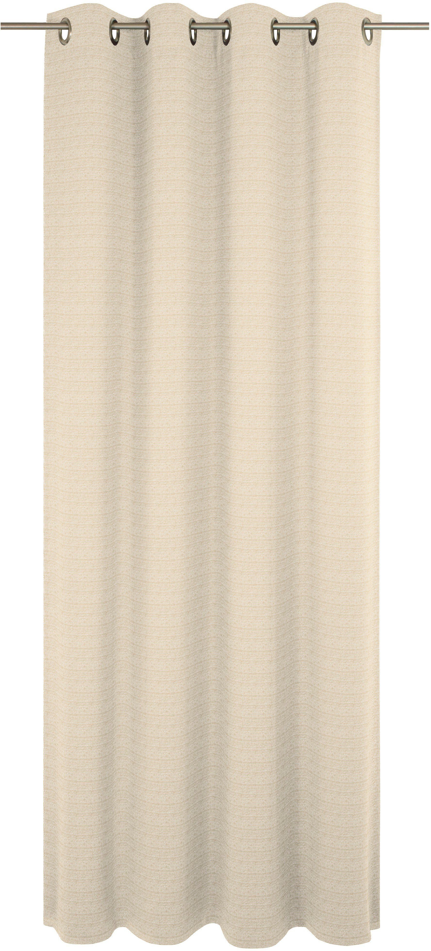 Wirth Vorhang Berwick (1 St), Ösen, blickdicht, Jacquard