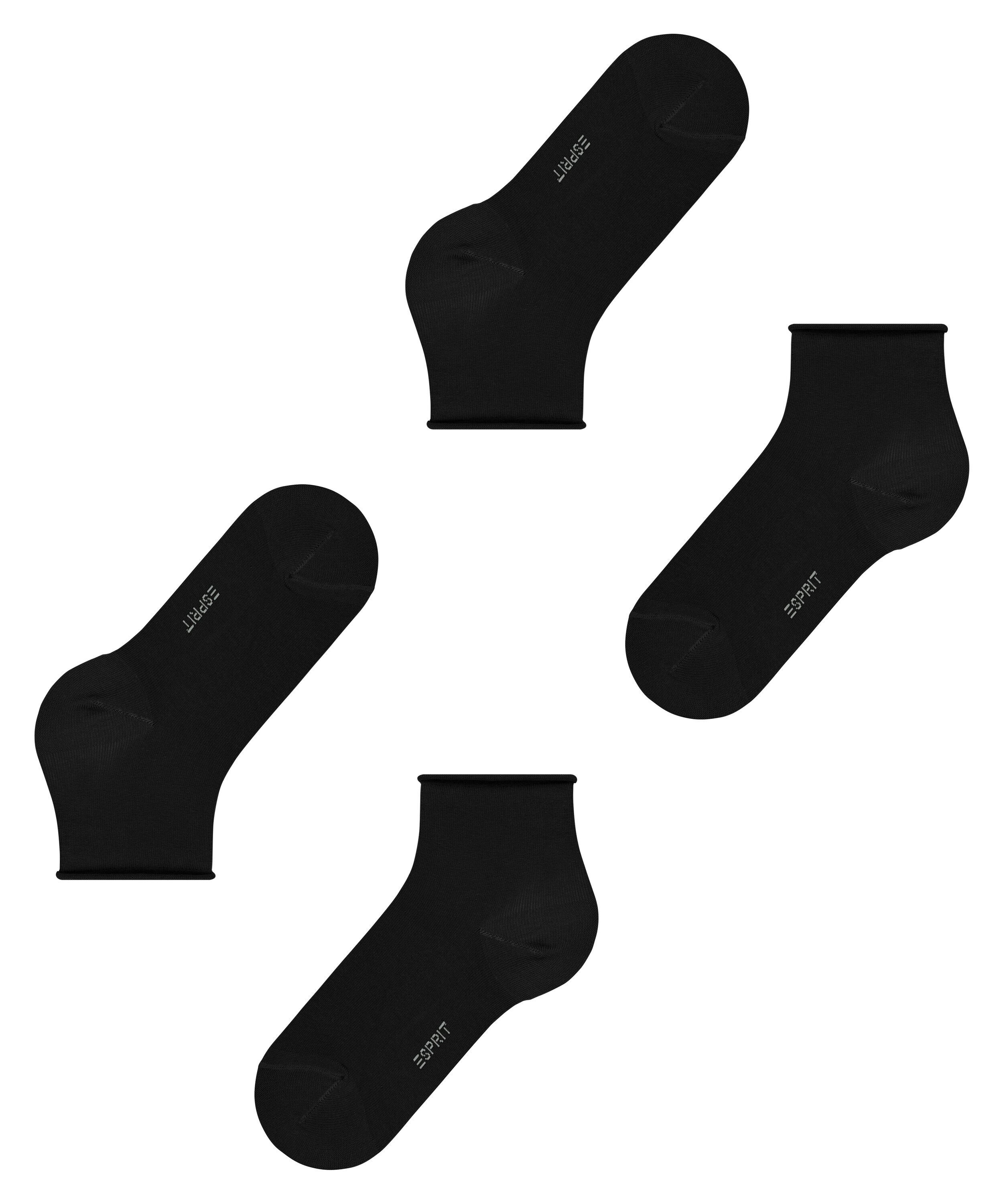 Esprit Kurzsocken Basic Pure 2-Pack Kurzsocken (2-Paar)