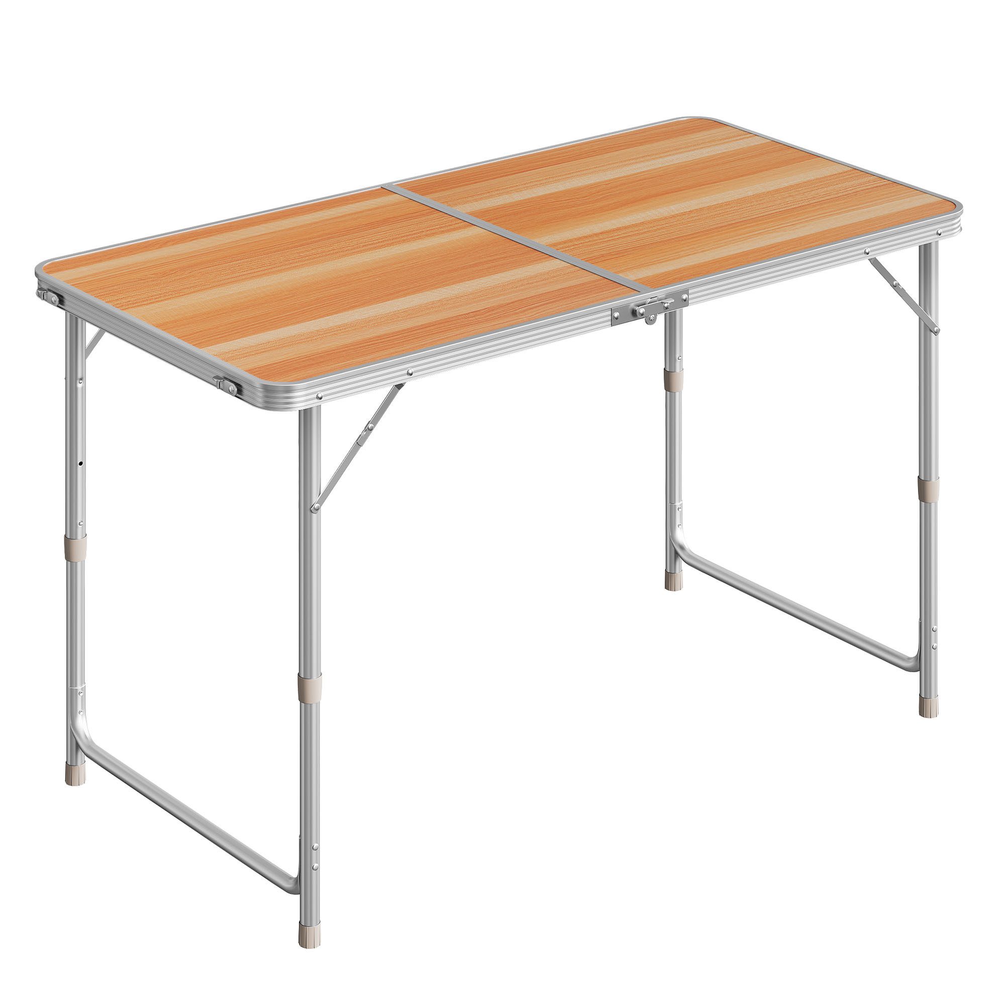Woltu Campingtisch (1-St), Klapptisch, höhenverstellbar, aus Aluminium MDF günstig online kaufen