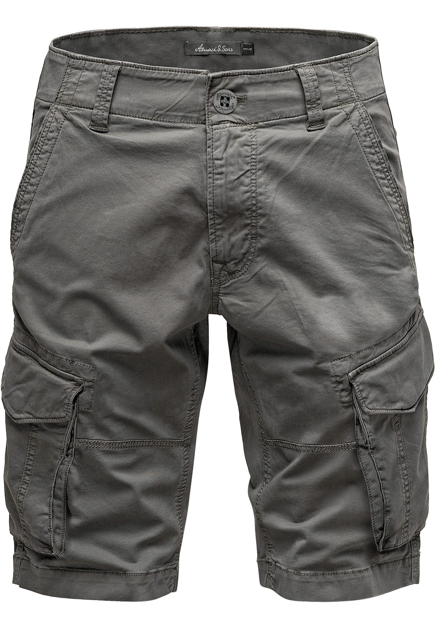 Amaci&Sons Cargoshorts RIVERLEA Cargoshorts Herren Bermuda Short Hose Regular Fit