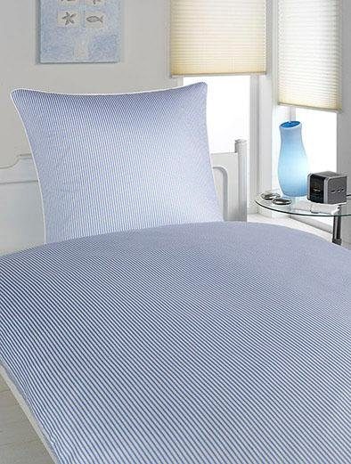 Elegante Bettwäsche Hamburger Streifen, Mako-Satin, 2 günstig online kaufen