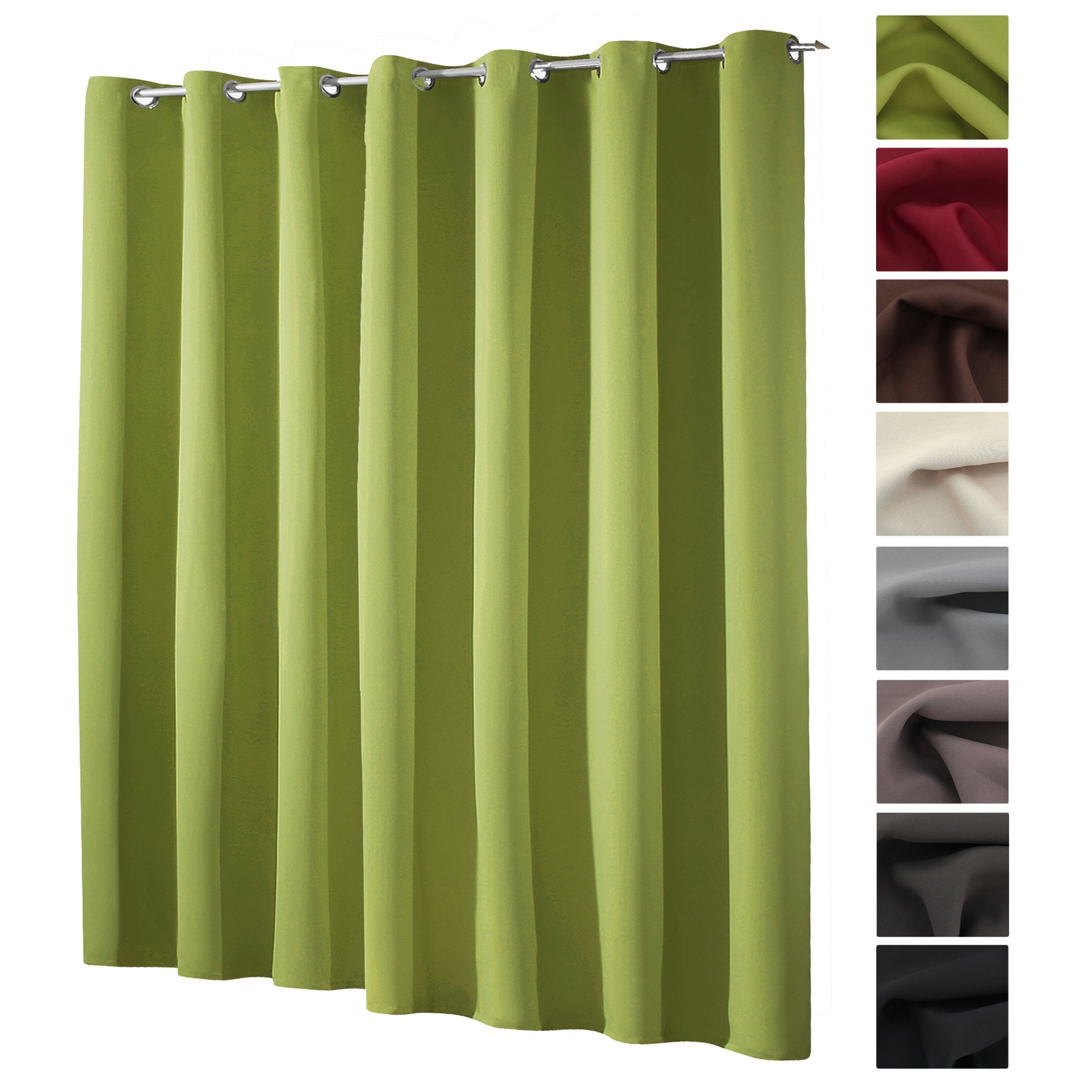 heimtexland Verdunkelungsvorhang XL Thermo Ösenschal Verdunklungsgardine Ra günstig online kaufen