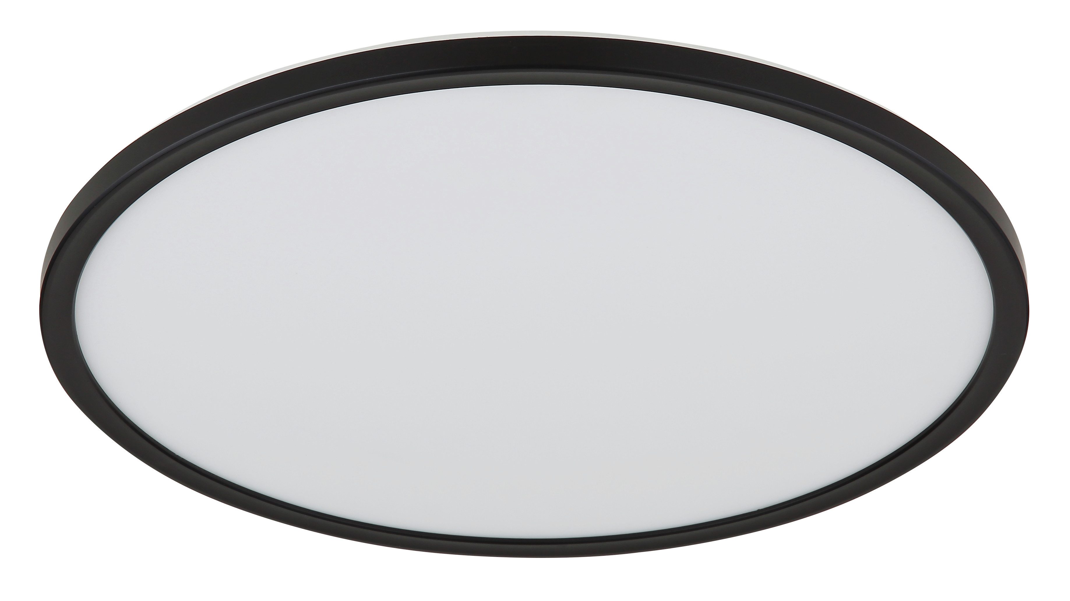 GLOBO LIGHTING Deckenleuchte SAPANA, LED fest integriert, Deckenleuchte Schwarz, Kunststoff, dimmbar, Memory, LED 24W