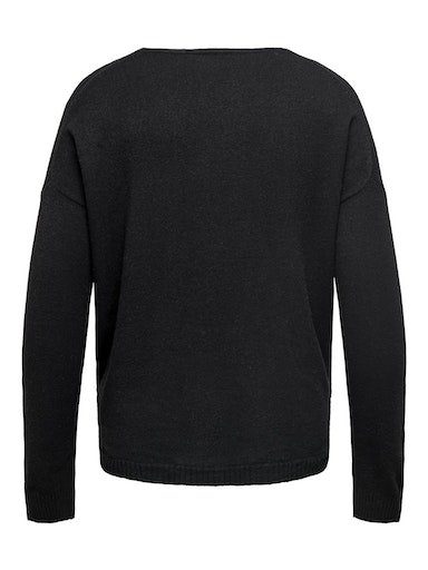 ONLY CARMAKOMA V-Ausschnitt-Pullover CARMARGARETA LS PULLOVER KNT NOOS Viskosemischung, regular fit