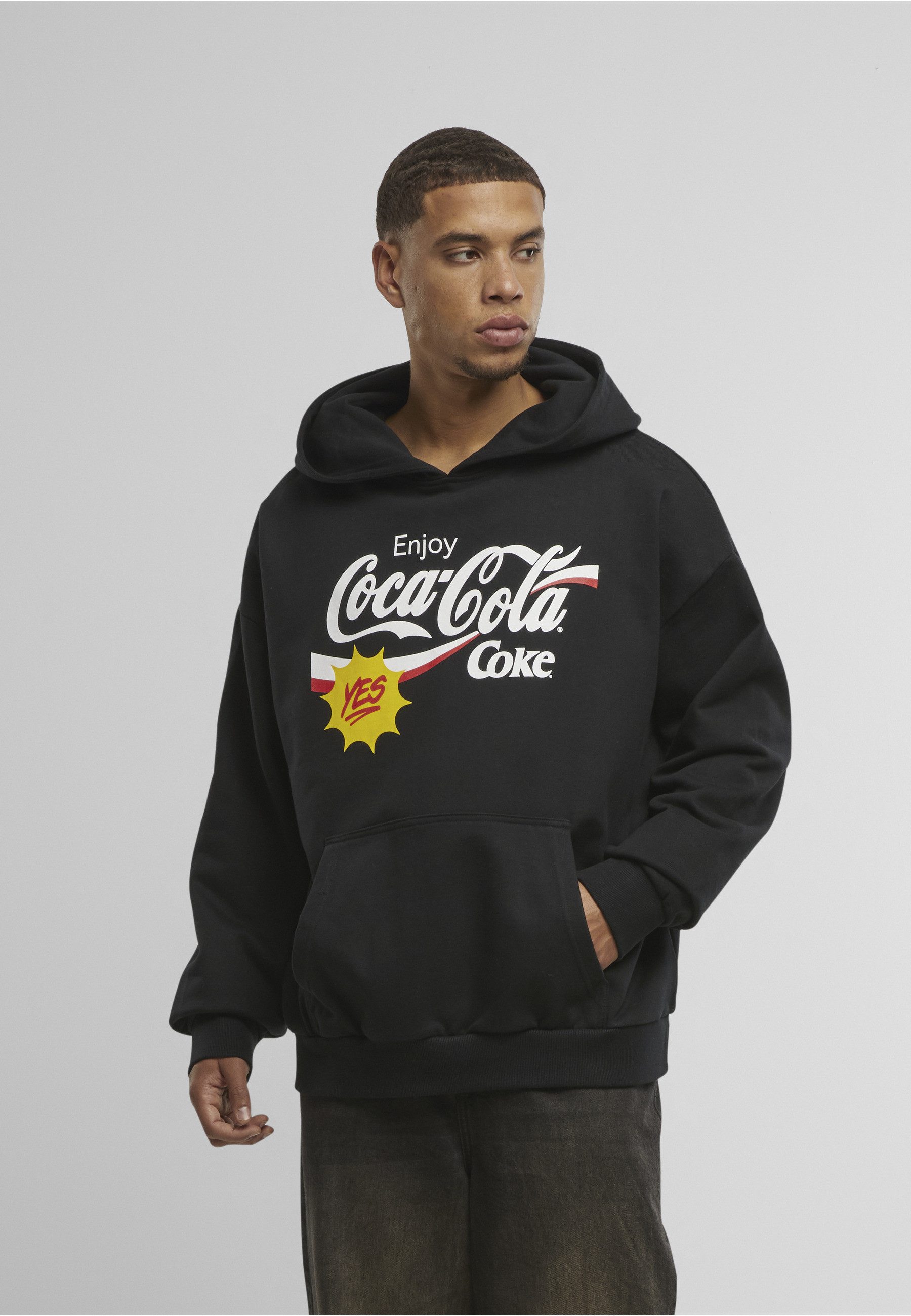 Merchcode Kapuzenpullover Merchcode Coca Cola Refreshed Oversize Hoodie (1-tlg)