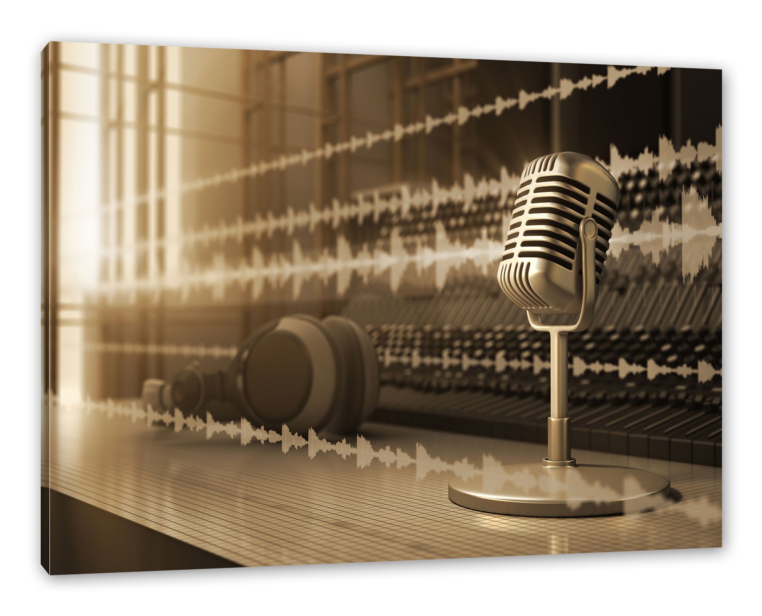 Leinwandbild Musikstudio