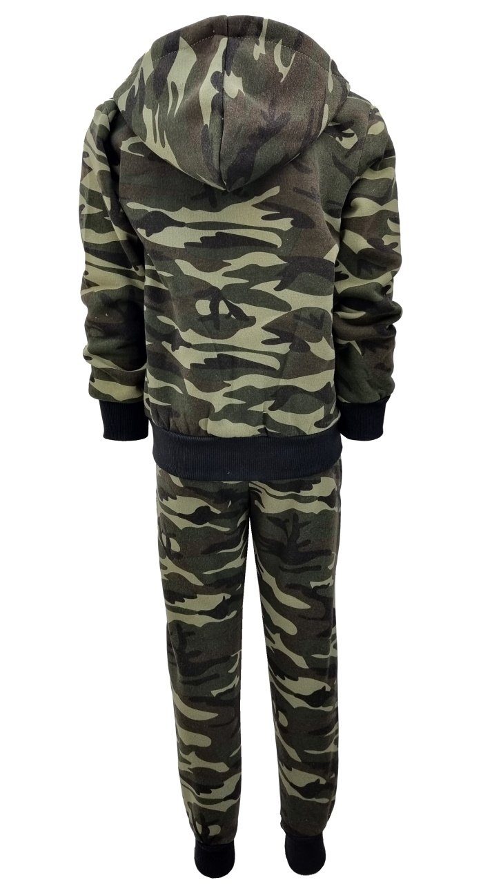 Freizeitanzug Army Tarn camouflage, Fashion Sweatanzug camouflage Boy Sweatanzug Grün JF364