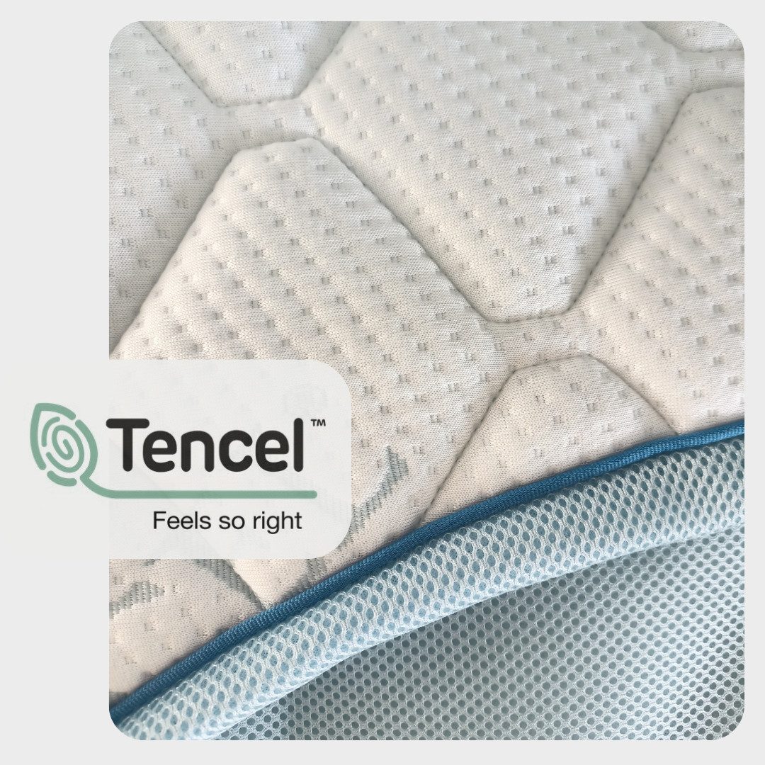 MatratzenL.A.B®, Цилиндр TENCEL™ Lyocell® Premium Bezug H5 & H6 extra hart, 12 cm hoch, Kaltschaum und Kokosschicht, Матрасыtopper ideal für Ihre Boxspringbett