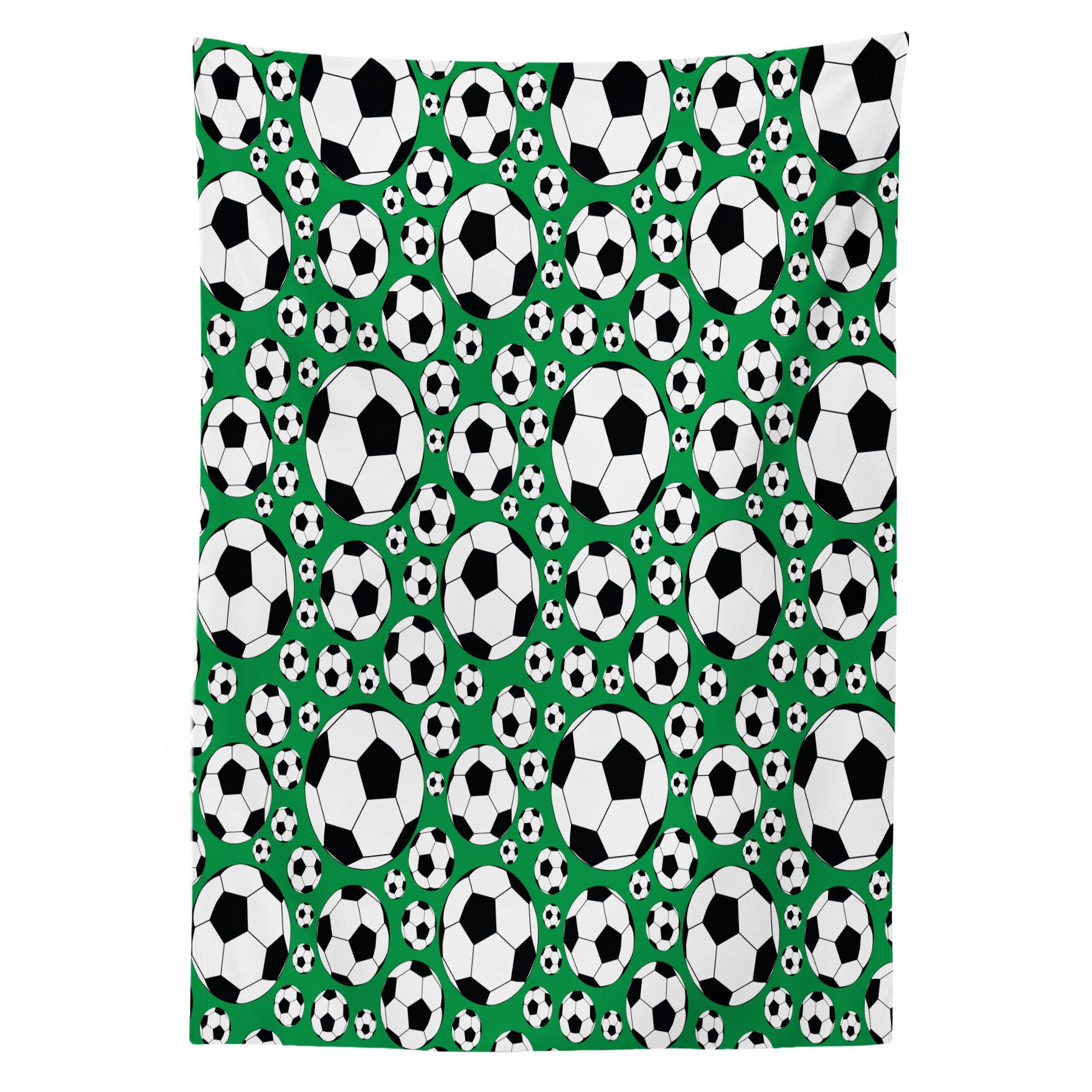 Abakuhaus Tischdecke Farbfest Waschbar Für den Außen Bereich geeignet Klare Farben, Fußball Beliebte Sport-Motiv