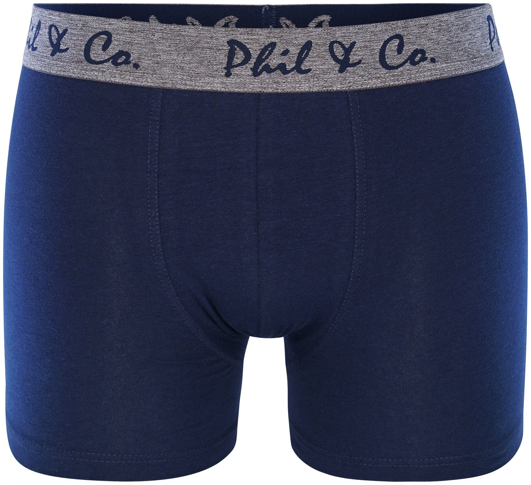 Retro Phil 2-Pack & Pants 'Jersey' Co. Retropants (Navy/Grau)