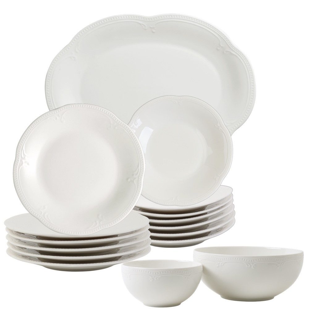 Holst Porzellan Geschirr-Set, Porzellan