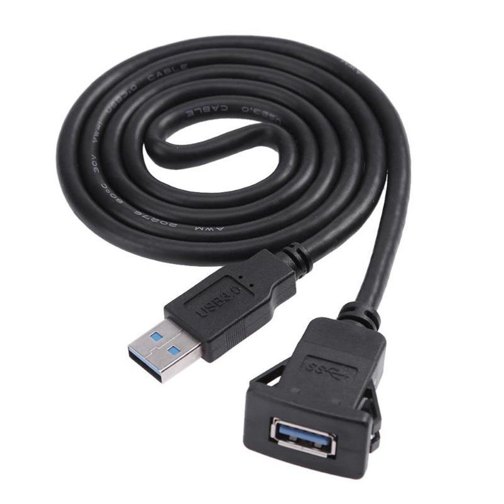 Bolwins L00 USB 3.0 Buchse Kabel Adapter Verlängerung fü Auto PC