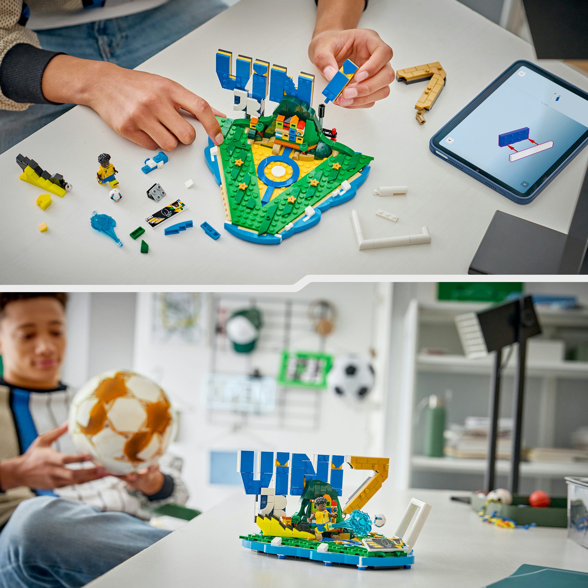 LEGO® Vini Jr. – Fußball-Highlights (43027), LEGO Editions Football Konstruktionsspielsteine, (510 St) – Bild 2 von 5
