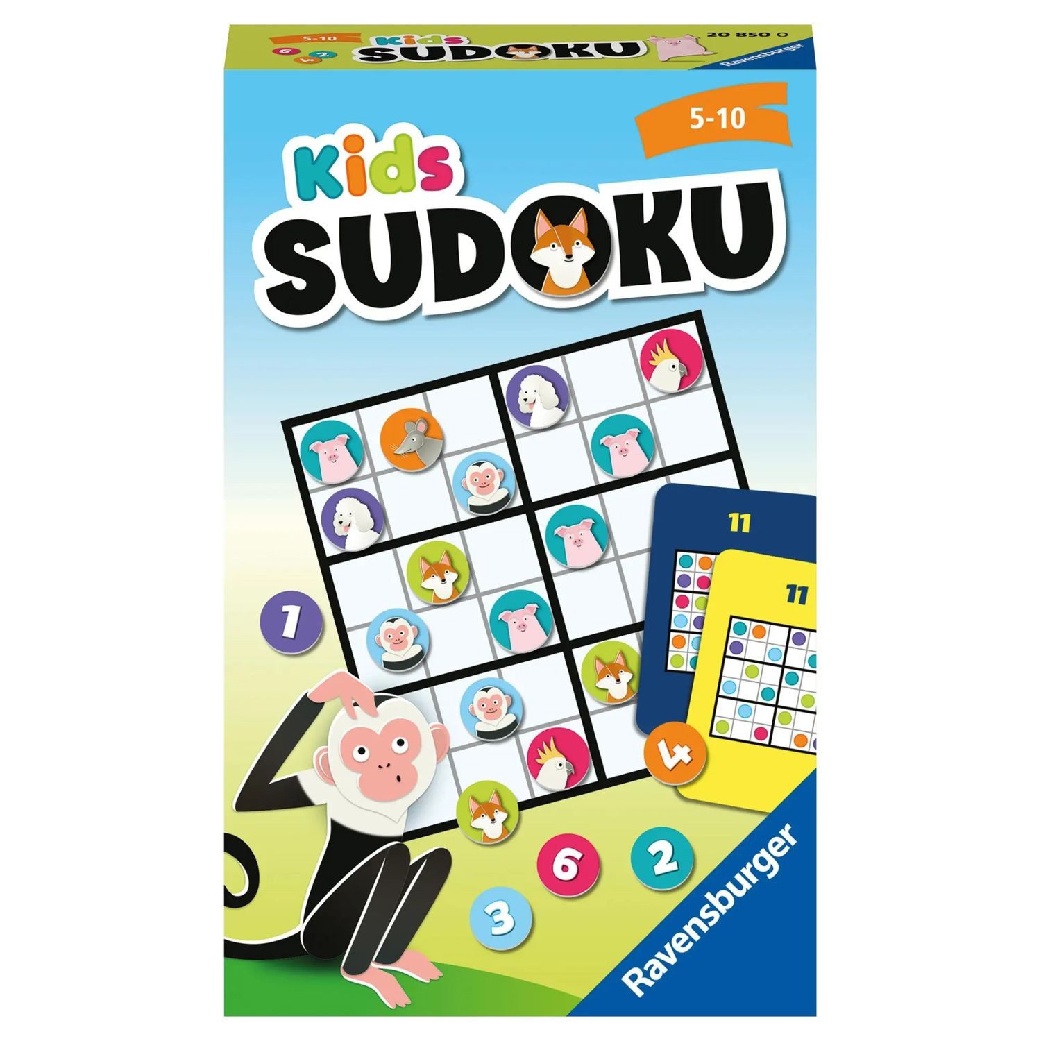 Ravensburger Spiel Ravensburger® - Kids Sudoku - 20850 - Logikspiel für ein Kind von 5...