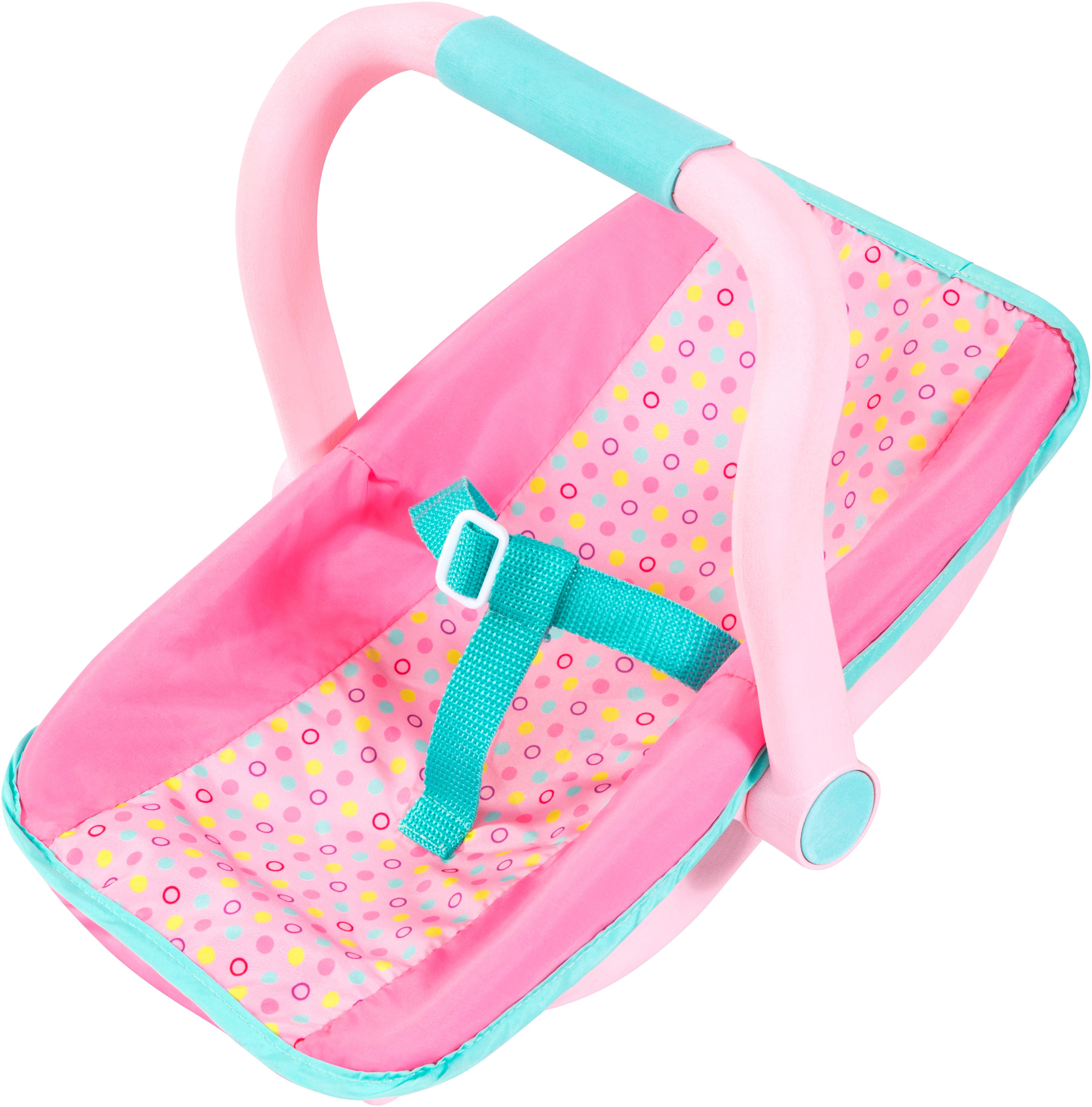 Bayer Puppen Autositz inklusive Puppe 35 cm