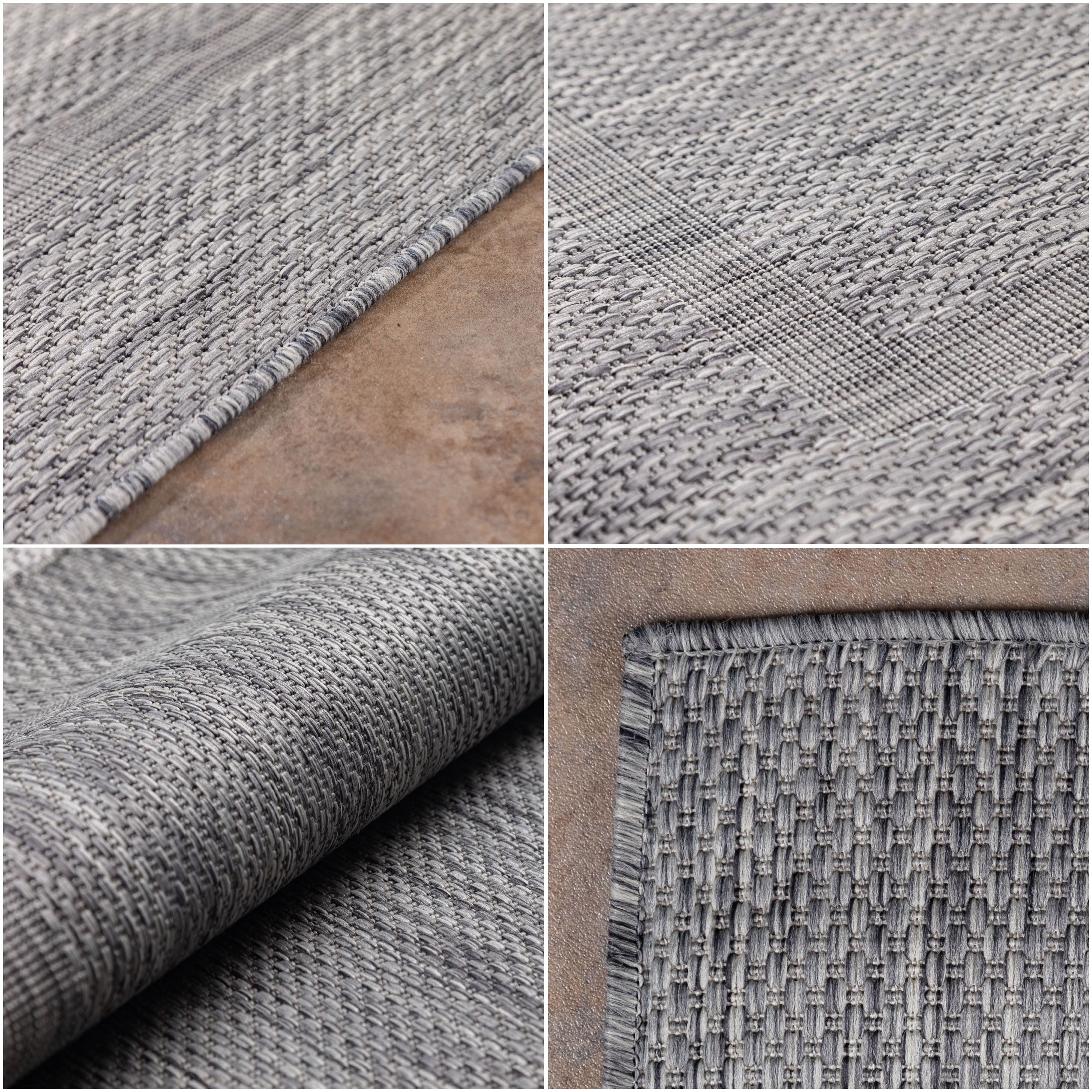 Carpettex Outdoorteppich Unicolor - Einfarbig, Rund, günstig online kaufen