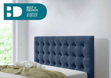 Schlaraffia Boxspringbett Everton, inklusive BULTEX®-Topper, Metallfuß in schwarz