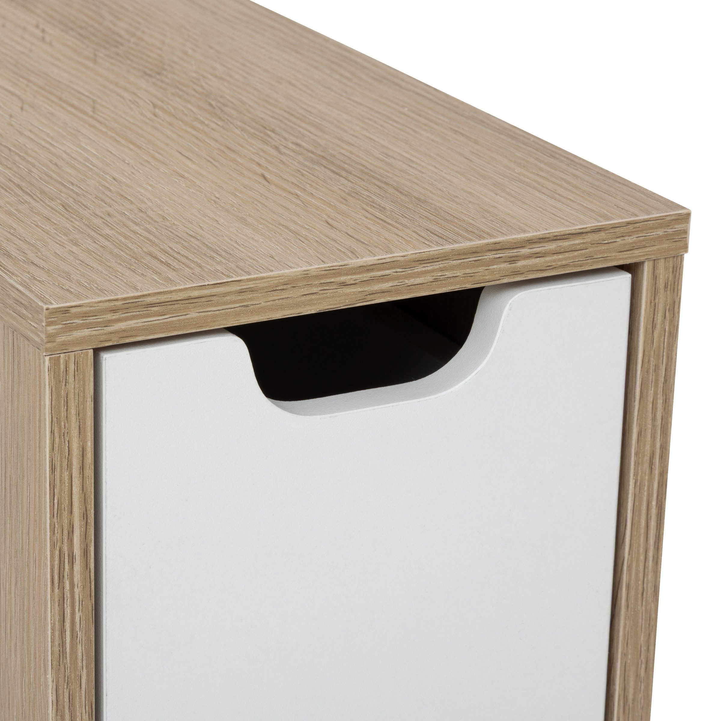 5five Simply Smart Regal Schmaler modulare Schrank LOA, 3 Schubladen, 80 cm – Bild 5 von 5