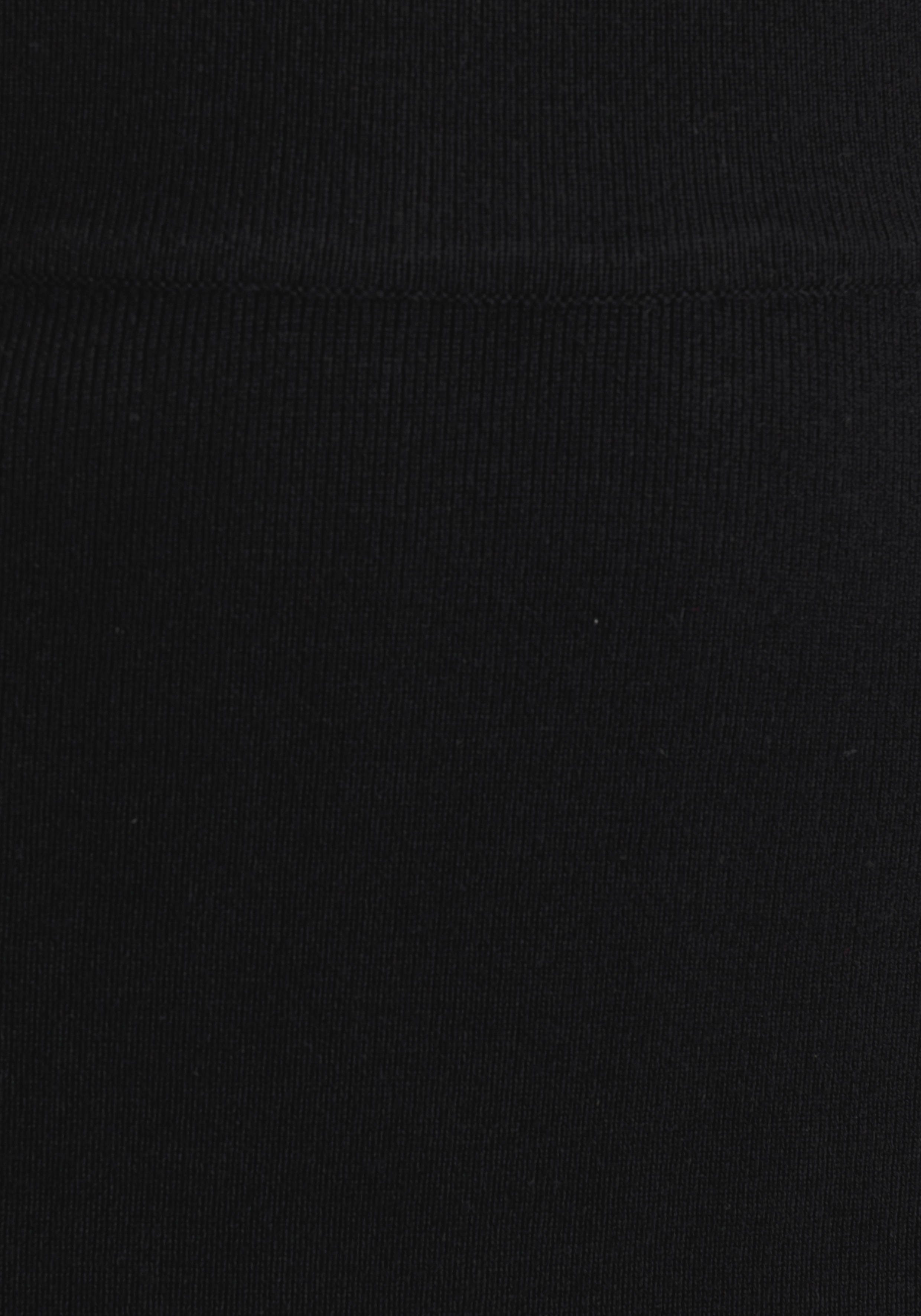 HECHTER PARIS Strickrock in gerader Form schwarz