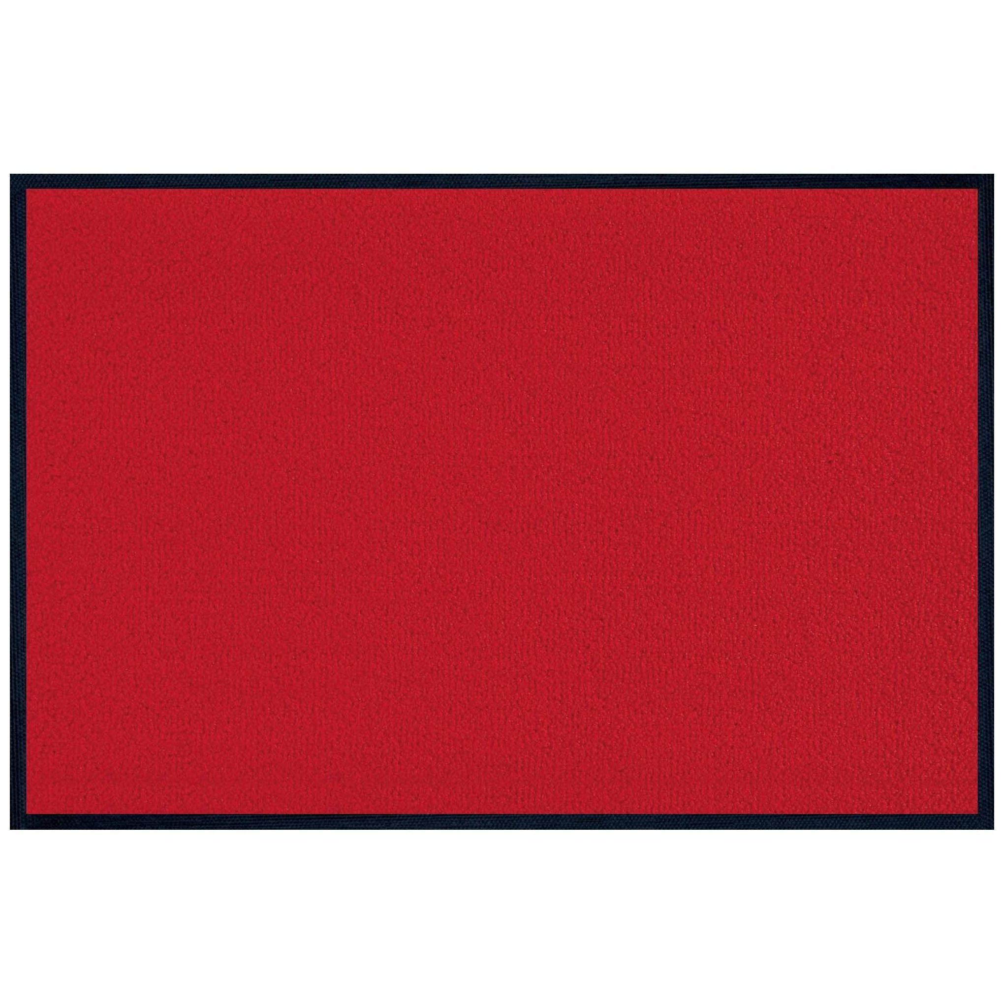 Floornovo Fußmatte Floornovo Schmutzfangmatte Scharlach waschbare günstig online kaufen