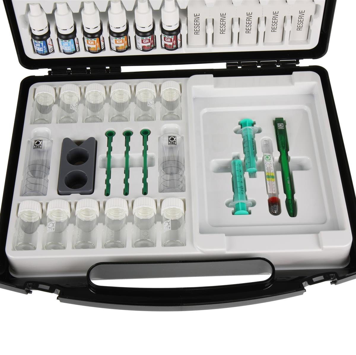 JBL GmbH & Co. KG Aquarium-Wassertest JBL PROAQUATEST COMBISET Lab Testkoffer mit 13 Wassertests Süßwasseraq, Wassertestkoffer