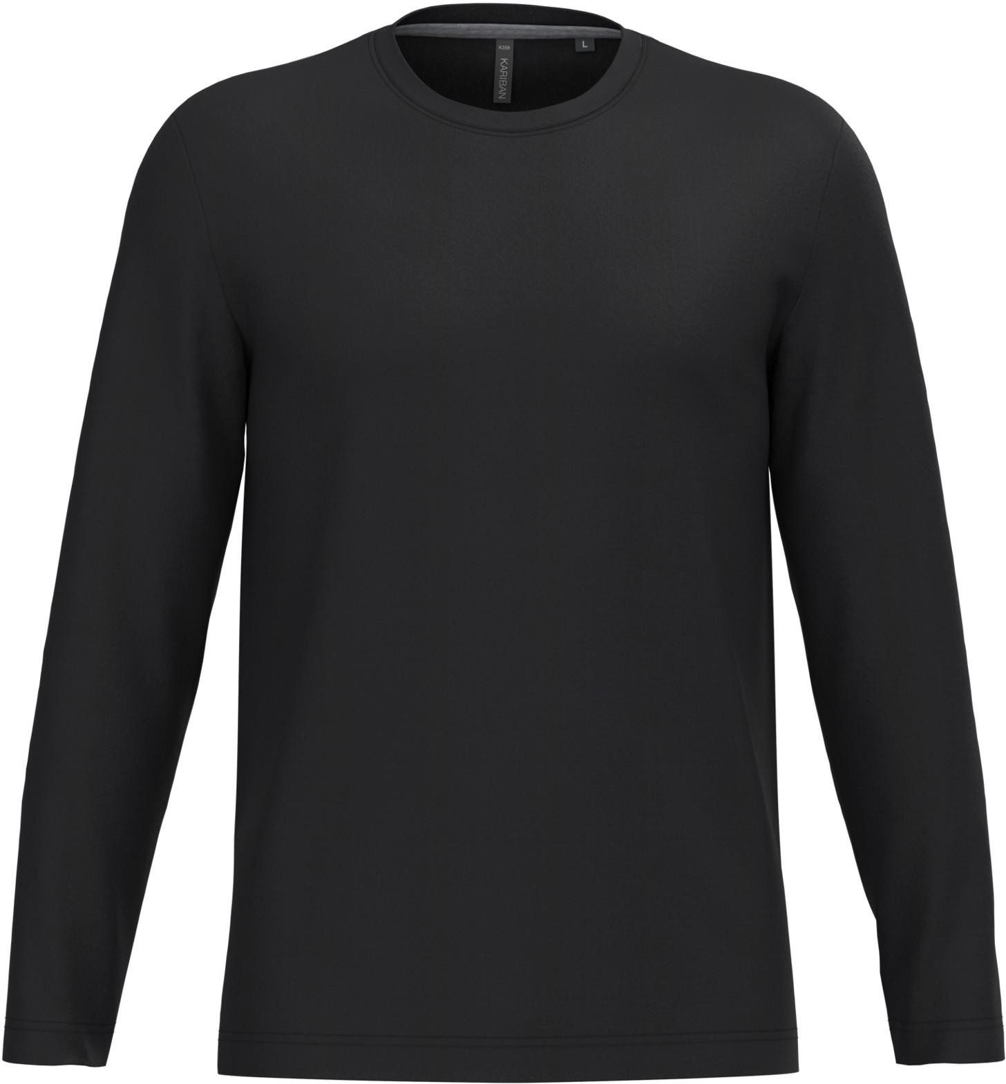 Kariban Langarmshirt Herren Langarmshirt Men's long-sleeved crew neck T-shi günstig online kaufen