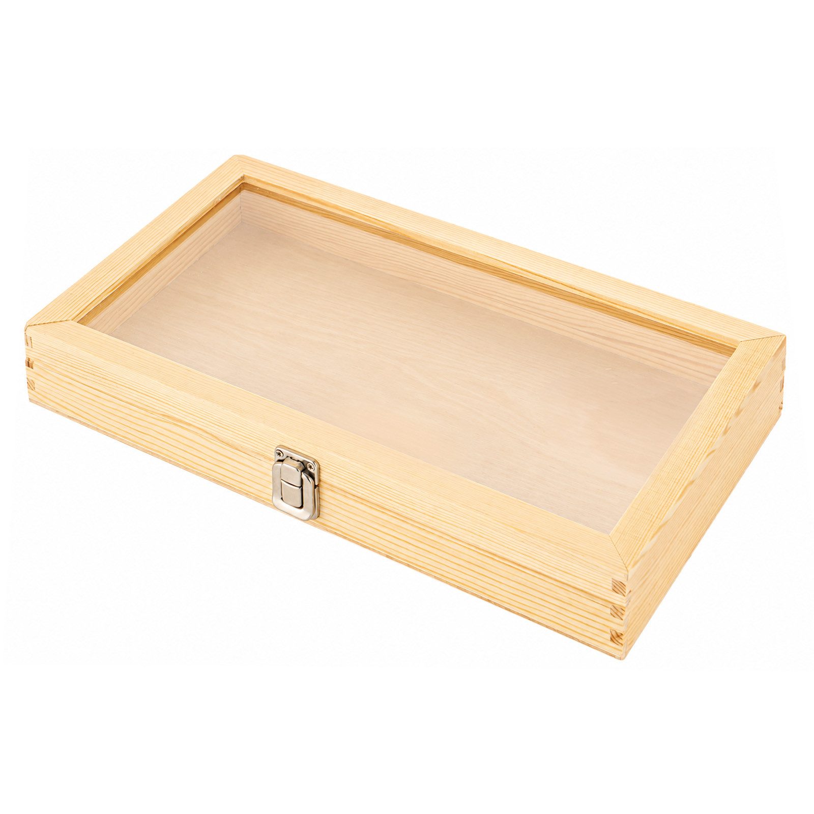 Youyijia Aufbewahrungsbox Holz-Aufbewahrungsbox mit Acryldeckel