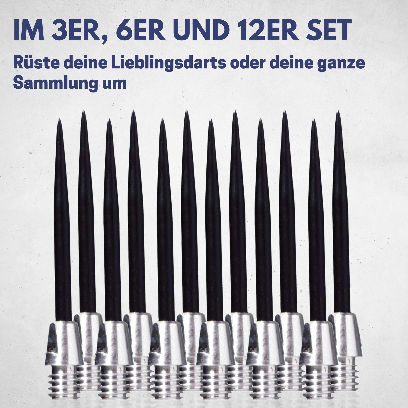 Best Sporting Dartpfeil Ersatz Dartspitzen für Dartpfeile, 3 Stück aus Stahl, Steeldarts