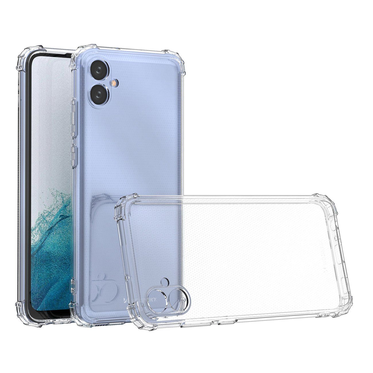 cofi1453 Handyhülle Anti Shock Armored Kantenschutz Hülle Case transparent
