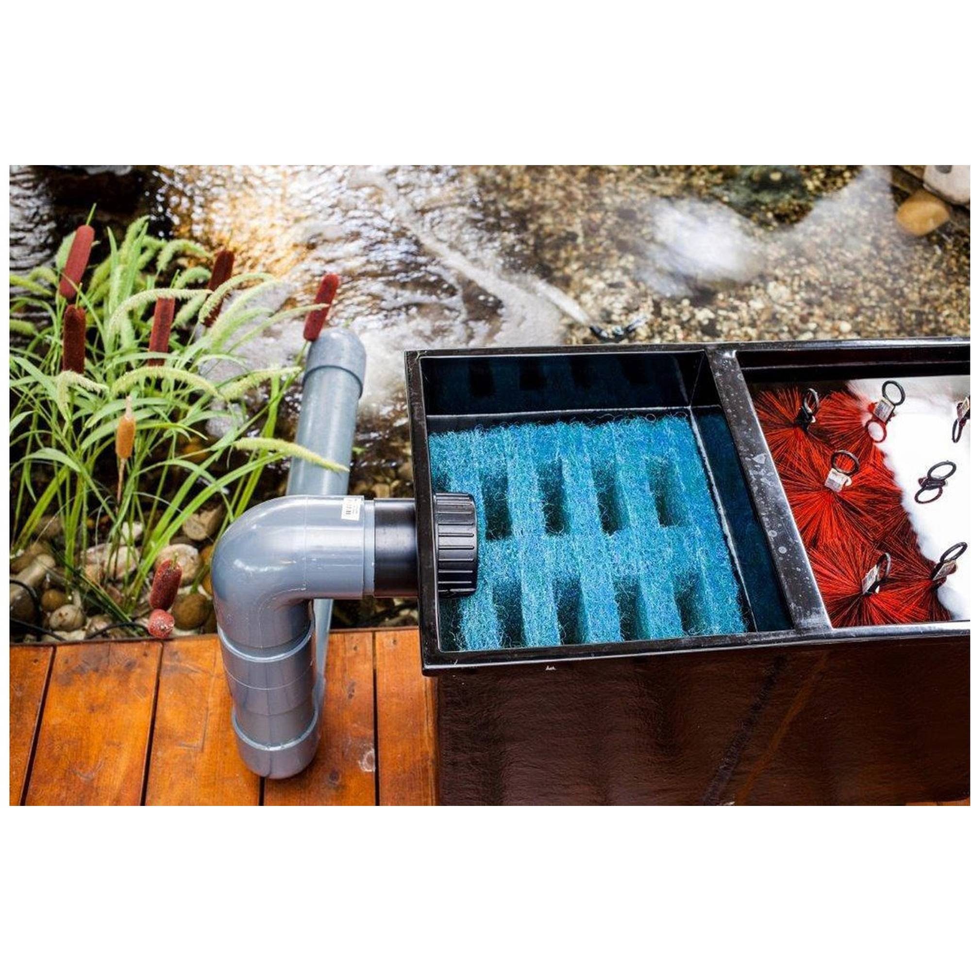 Heissner Teichfilter Teichfilter APOLLO XXL mit Vortex und 3 Filterkamm (Komplett-Set, 1 St)