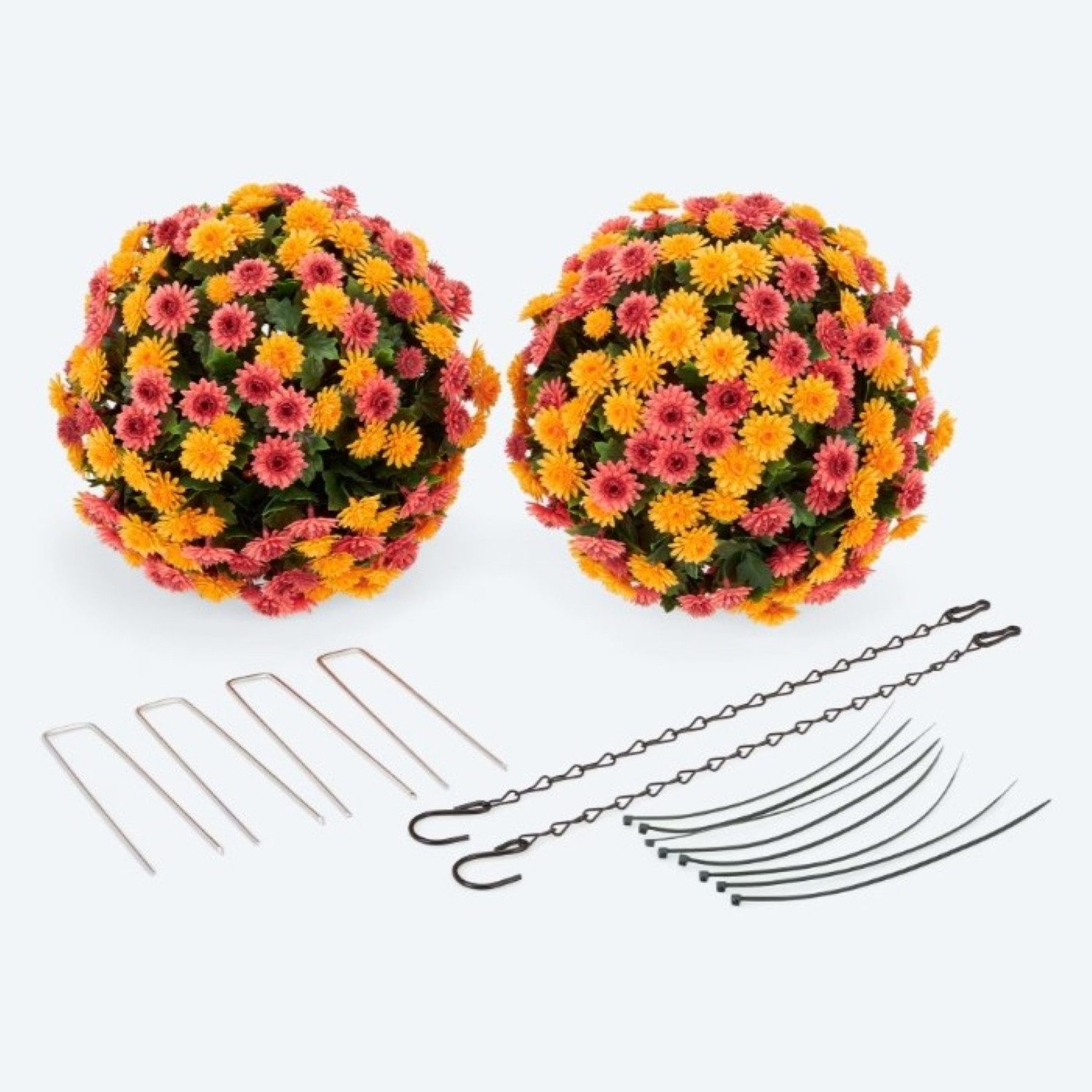 Kunstblume künstlicher Blütenball für das Beet, günstig online kaufen