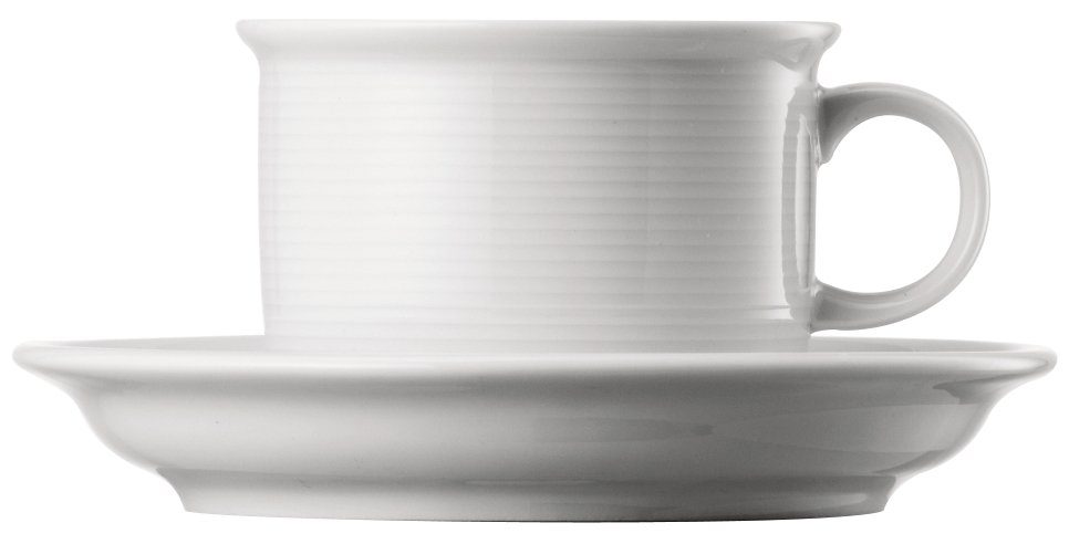 Thomas Porzellan Tasse Trend Weiss Kaffeetasse 2tlg., Porzellan