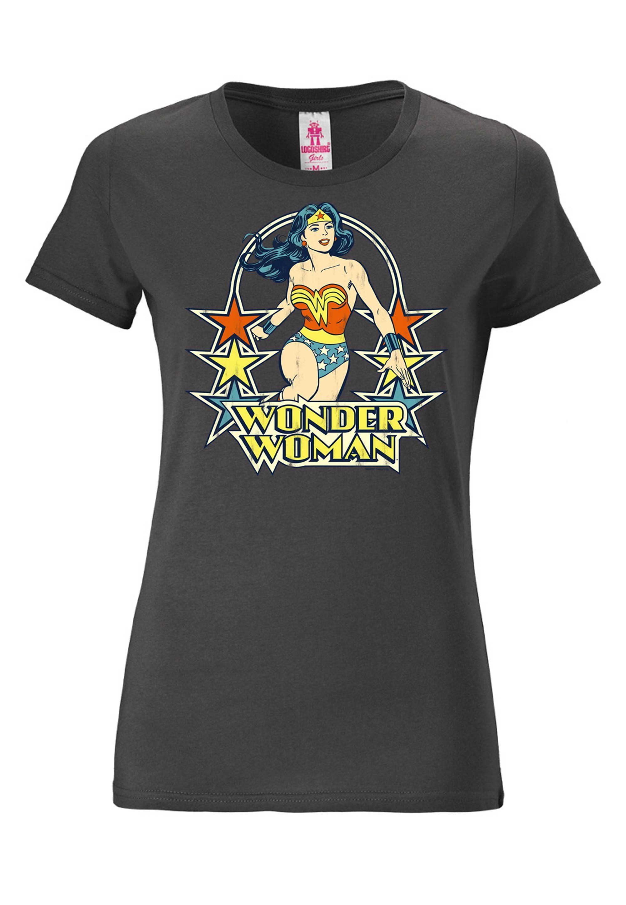 T-Shirt Print DC Comics Wonder Woman Stars