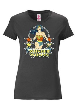 LOGOSHIRT T-Shirt Print DC Comics Wonder Woman Stars mit lizenziertem Print