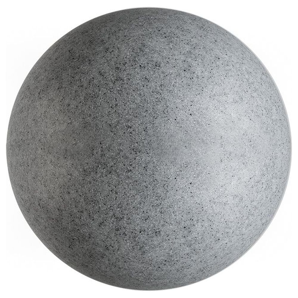 Deko-Light Gartenleuchte Leuchtkugel Granit in Grau 560mm E27 IP65, keine Angabe, Leuchtmittel enthalten: Nein, warmweiss, Gartenleuchten