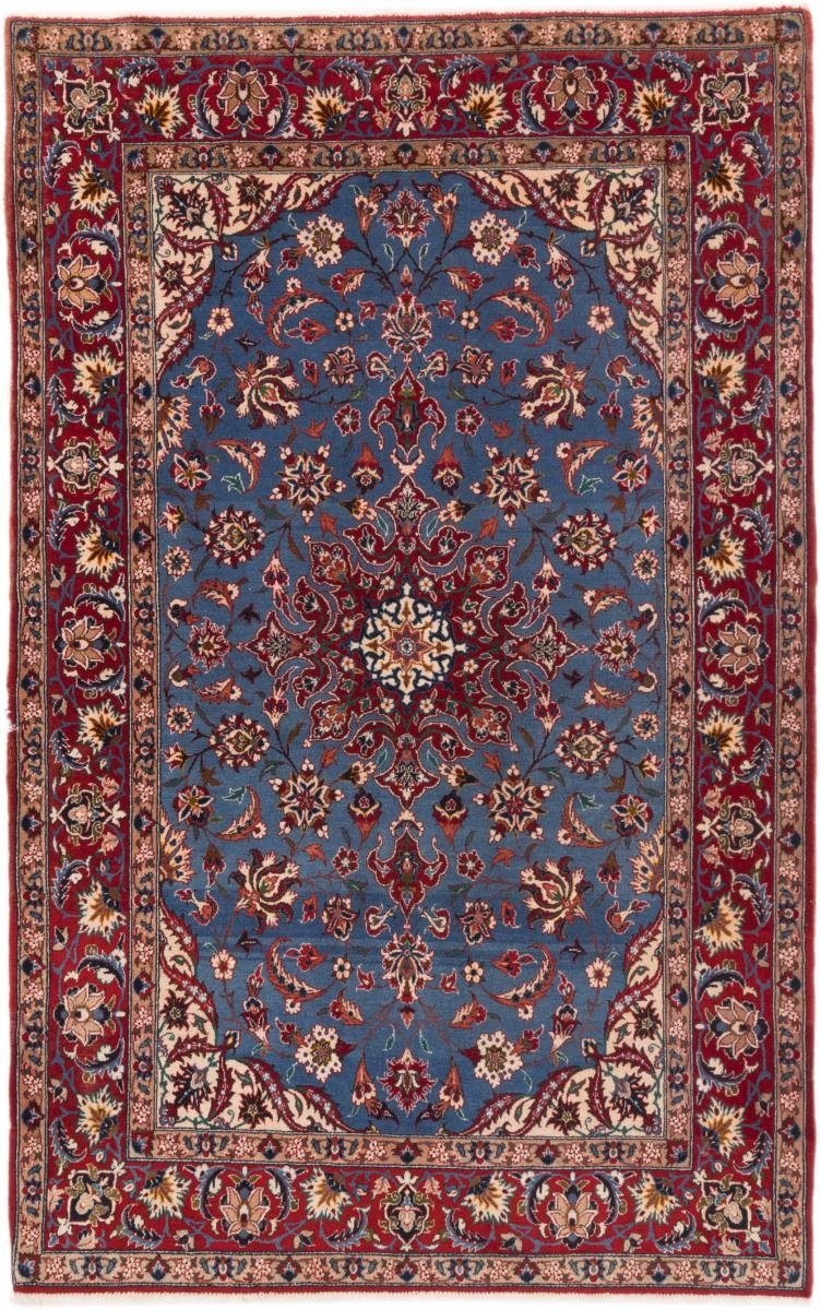 Orientteppich Isfahan Alt 102x160 Handgeknüpfter Orientteppich / Perserteppich, Nain Trading, rechteckig, Höhe: 8 mm