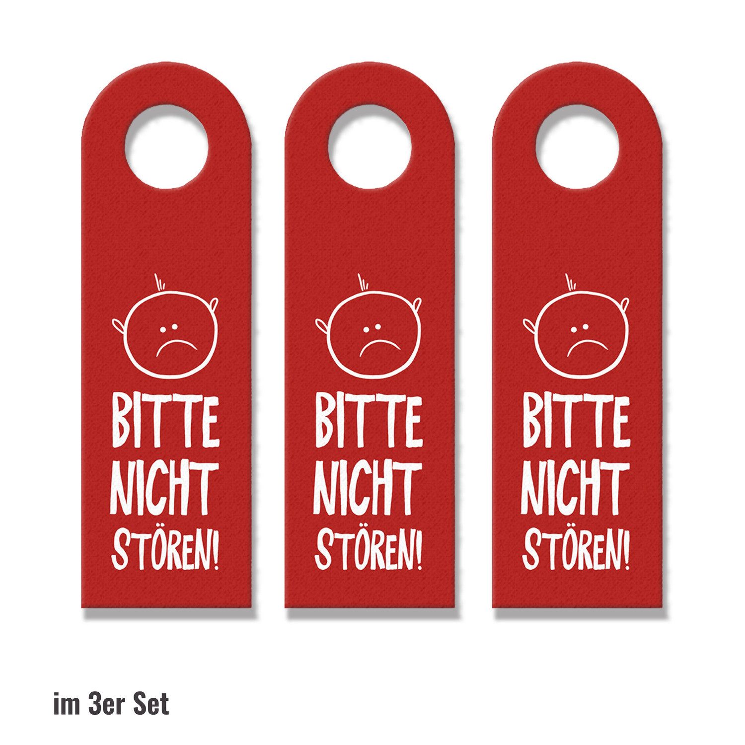 speecheese Dekohänger 3x Bitte nicht stören - Komm rein Türhänger Türanhänger Türschild – Bild 2 von 2