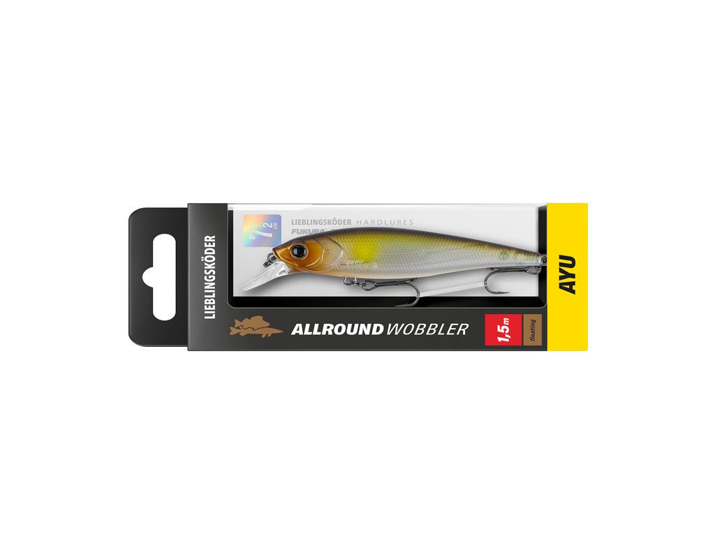 Lieblingsköder Kunstköder Allroundwobbler Set - Lieblingsköder - 5 er Set Klares Wasser, (klares Wasser, 5-St. Wobblerset klar), Effektiver Lauf, Exzellente Verarbeitung