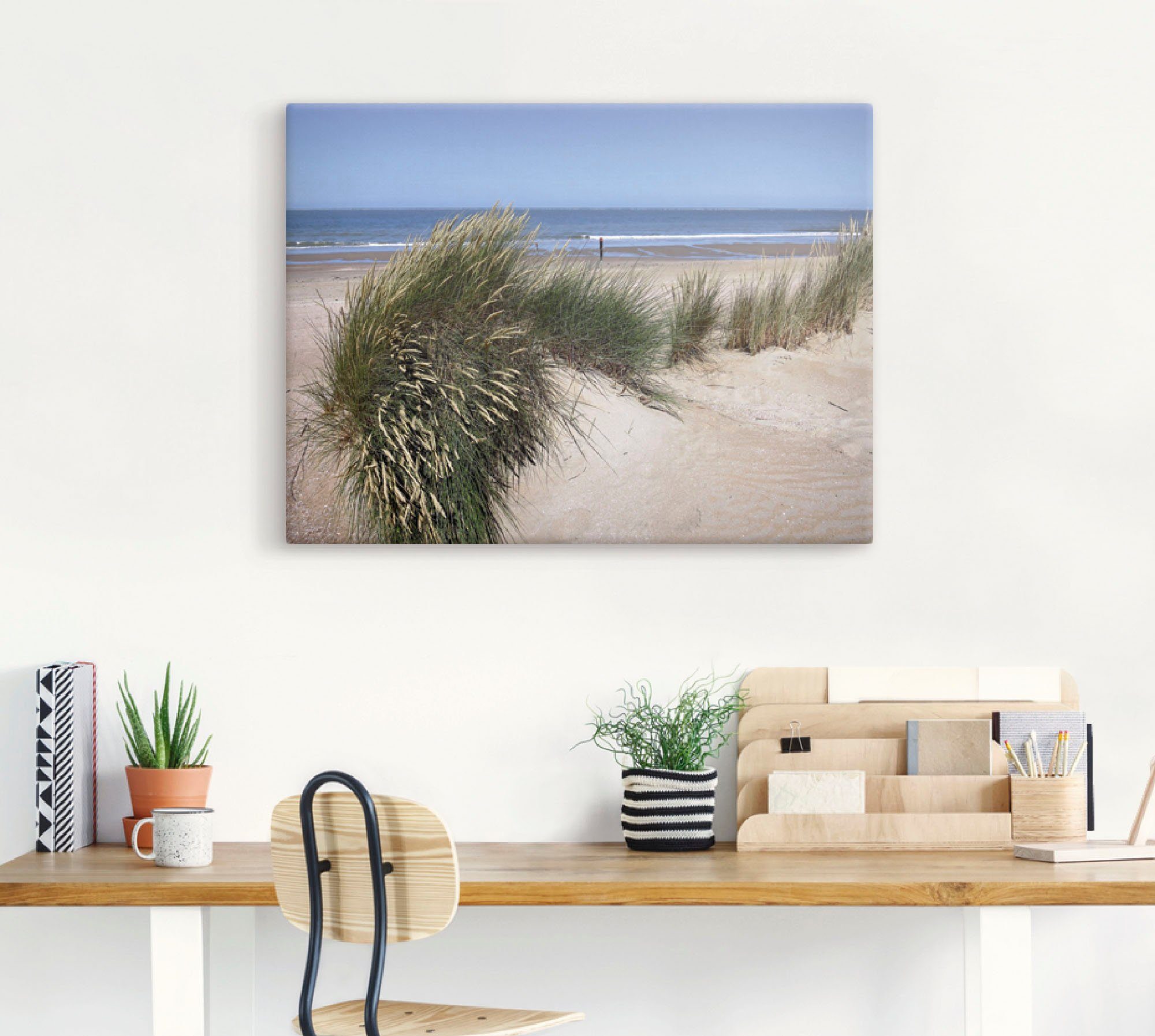 Artland Wandbild »wellige Dünenlandschaft«, Strand (1 Stück), in vielen Größen & Produktarten - Alubild / Outdoorbild für den Außenbereich, Leinwandbild, Poster, Wandaufkleber / Wandtattoo auch für Badezimmer geeignet-HomeTrends