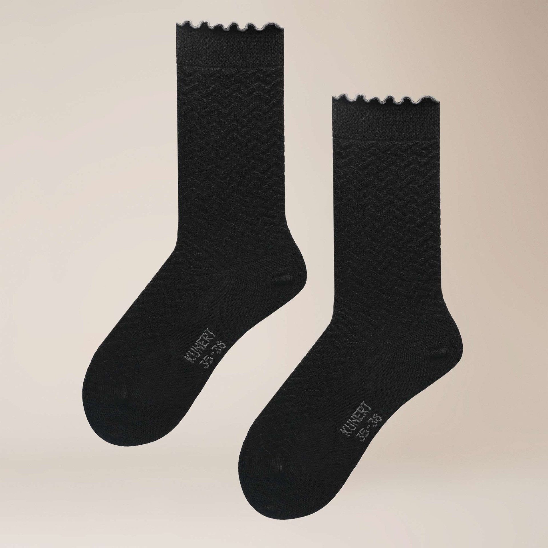 KUNERT Basicsocken Fantastic Structure (1-Paar) Socken mit Merinowolle