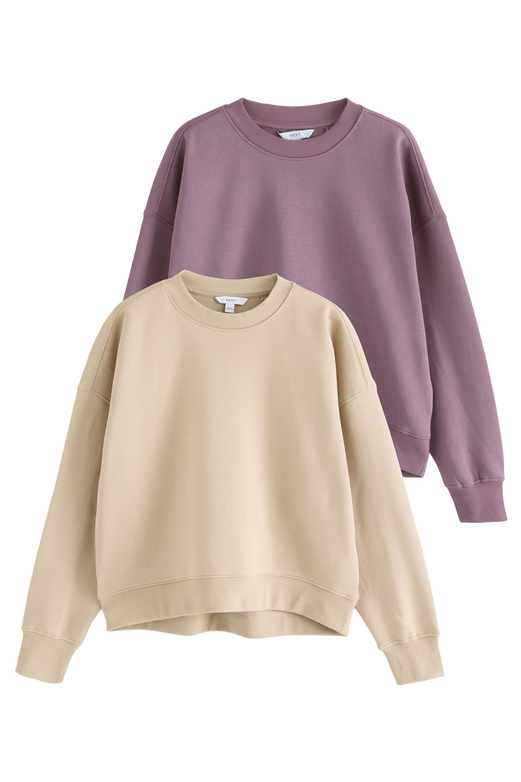 Next Sweater Superweiche Sweatshirts mit Nahtdetails, günstig online kaufen