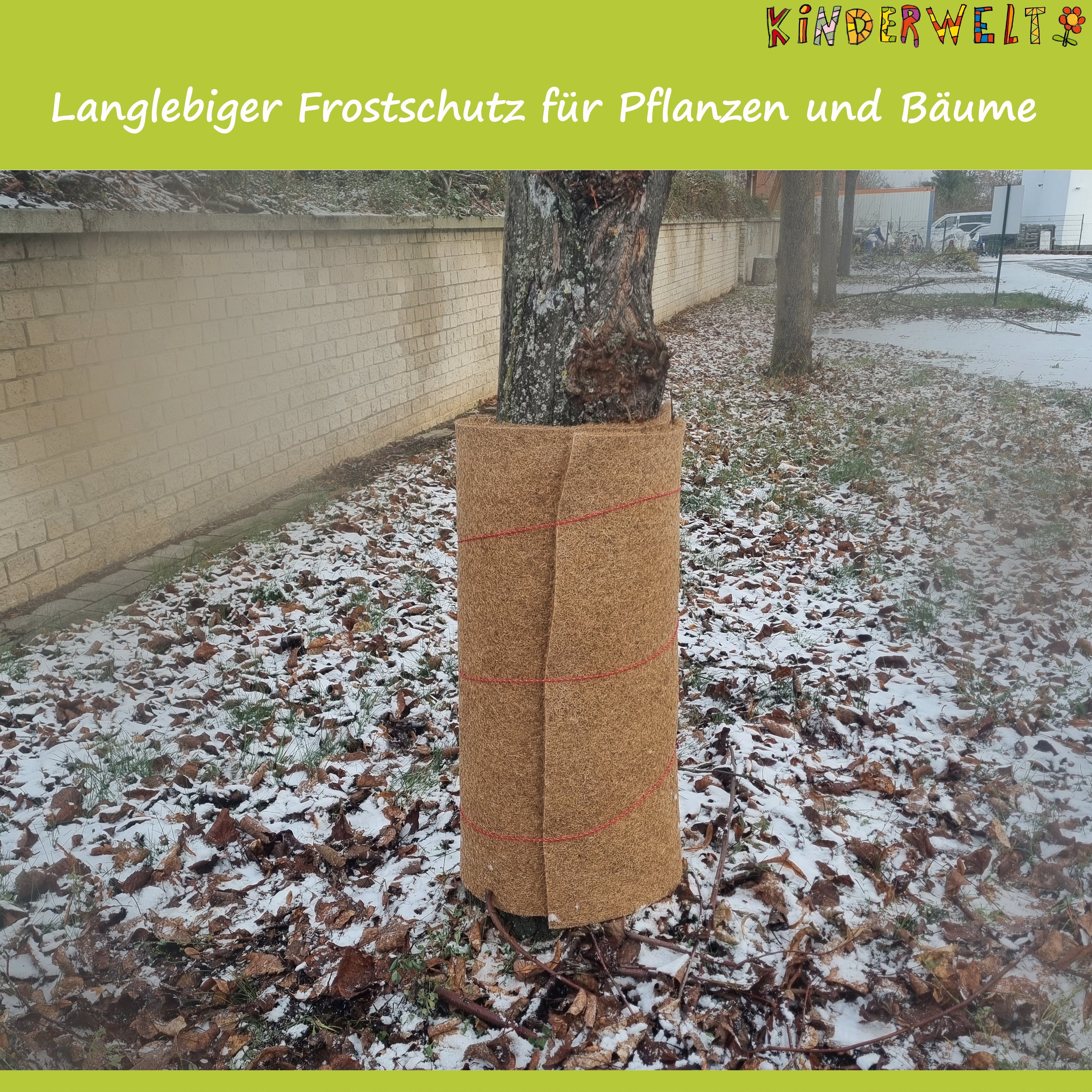 (1-tlg) Nagerteppich Pflanzens cm Kokosfasern aus KiNDERWELT 100% x1,5 Wickelauflage Kokosmatte x70 140