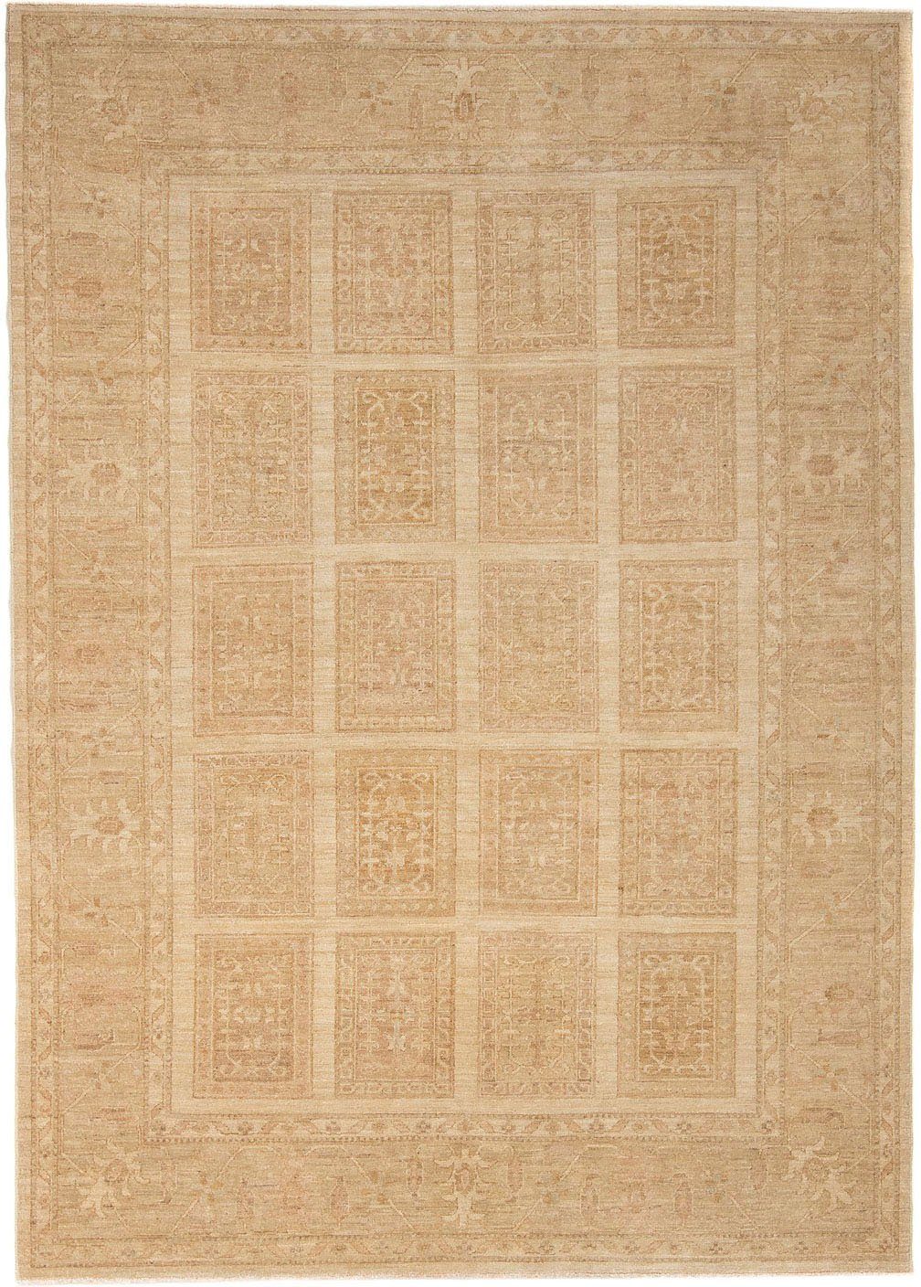 Orientteppich Ziegler rechteckig, Zertifikat - mm, mit x Handgeknüpft, 171 6 Höhe: - morgenland, Einzelstück Wohnzimmer, cm 234 beige