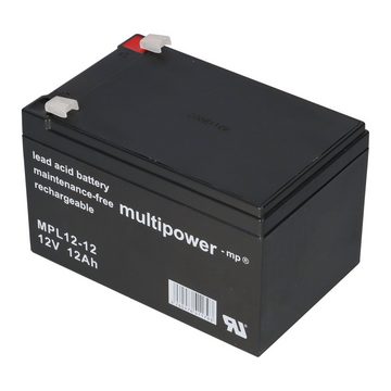 Multipower Multipower Blei-Akku MPL12-12 12V 12Ah Pb Bleiakkus